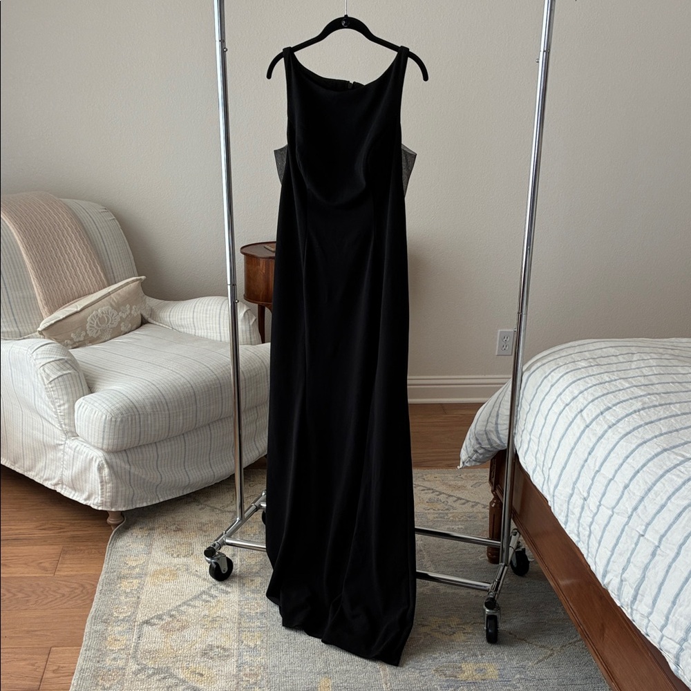 Azazie Black Maxi Dress